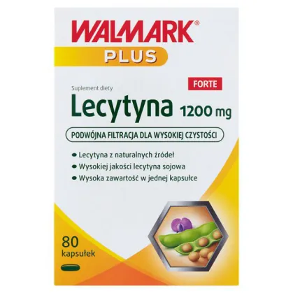 Walmark Plus Lecytyna 1200 mg Forte, 80 kapsułek