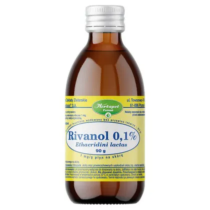 Rivanol (Rivanolum), roztwór 0.1%, 90g