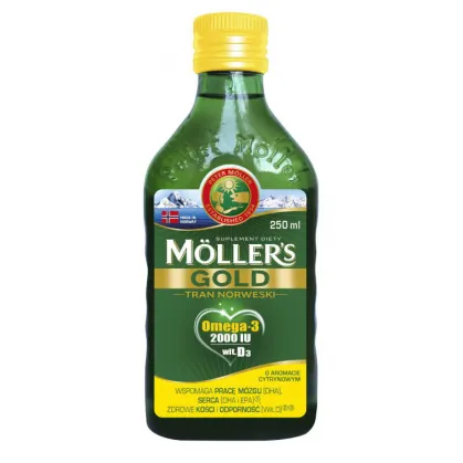 Moller's Gold Tran Norweski płyn 250 ml