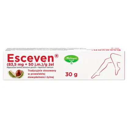 Esceven (83,5 mg + 50 j.m.)/ g, żel, 30 g