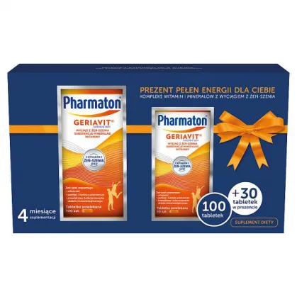 Zestaw Pharmaton Geriavit 130 tabletek (100+30 gratis)