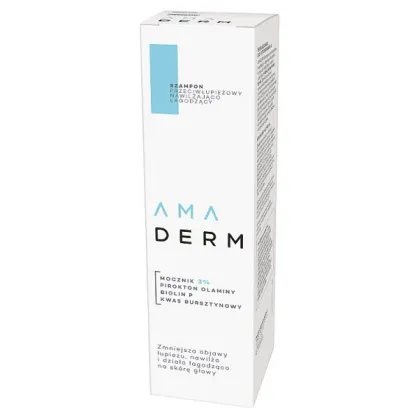 Amaderm, szampon przeciwłupieżowy nawilżająco-łagodzący, 150 ml