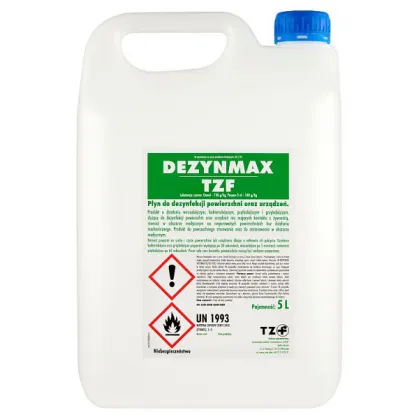Dezynmax TZF, płyn do dezynfekcji powierzchni oraz urządzeń, 5l