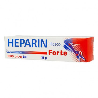 Heparin Hasco Forte 1000j.m./g, żel, 35g