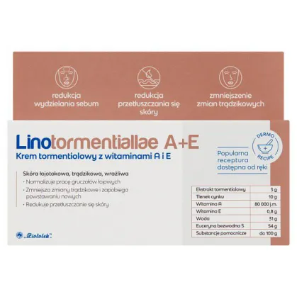 Linotormentiallae A+E, krem tormentiolowy z witaminą A i E, 50 g