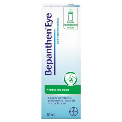 Bepanthen Eye, krople do oczu, butelka, 10 ml - Bayer