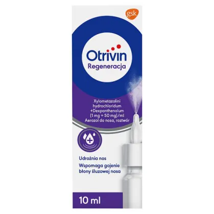Otrivin Regeneracja 1mg+50mg/ml, aerozol do nosa, 10ml
