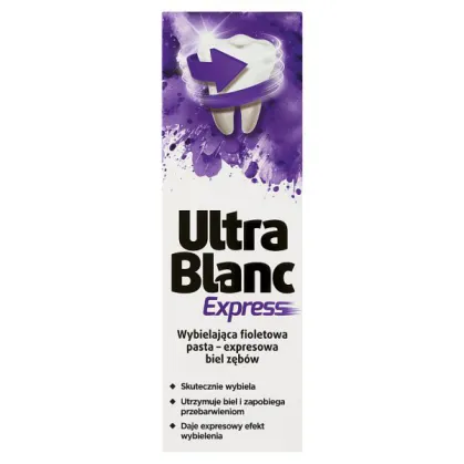 UltraBlanc Express, wybielająca fioletowa pasta, 75 ml