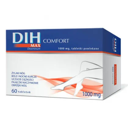 Dih Max Comfort 1000mg, 60 tabletek