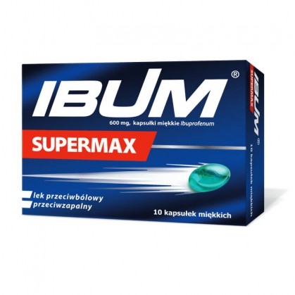 Ibum Supermax 600mg, 10 kapsułek