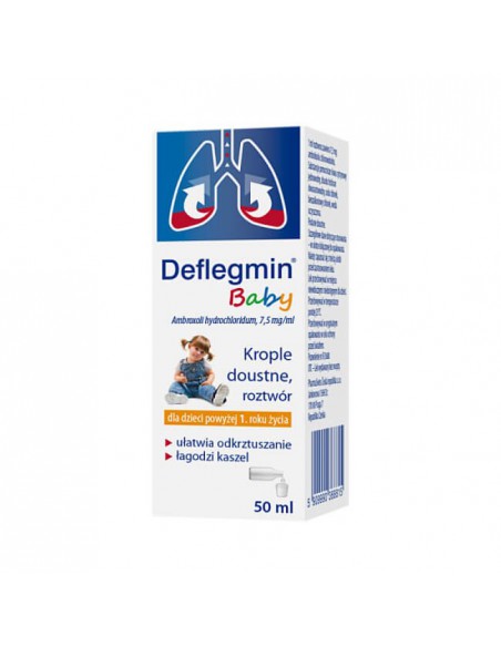 Deflegmin Baby krople7,5 mg/1ml 50 ml