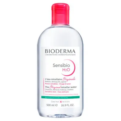 Bioderma Sensibio H2O, woda micelarna, skóra wrażliwa, 500 ml