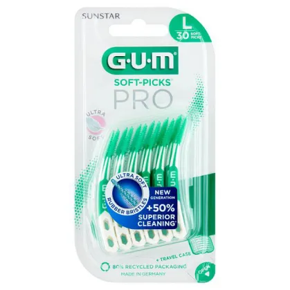 Sunstar Gum Soft-Pick Pro, gumowe szczoteczki międzyzębowe,  rozmiar L, 1 opakowanie