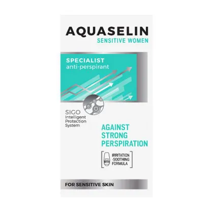 Aquaselin Sensitive Women, antyperpirant, roll-on, 50 ml