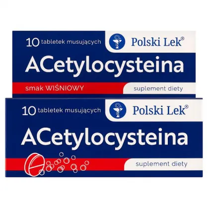 Acetylocysteina, 10 tabletek musujących