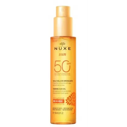 Nuxe Sun, olejek do opalania do twarzy i ciała, SPF 50, 150 ml