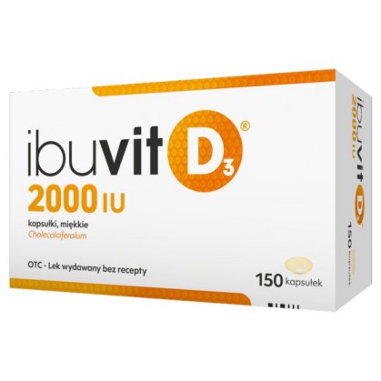 Ibuvit D3 2000 IU, 150 kapsułek