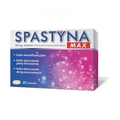 Spastyna Max 80 mg, tabletki, 20 szt.