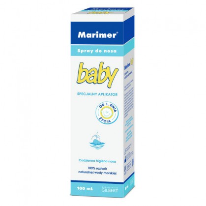 Marimer baby, Izotoniczny spray do nosa, 100 ml