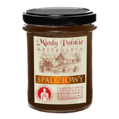 Miód spadziowy, naturalny, Miody Polskie, 250 g