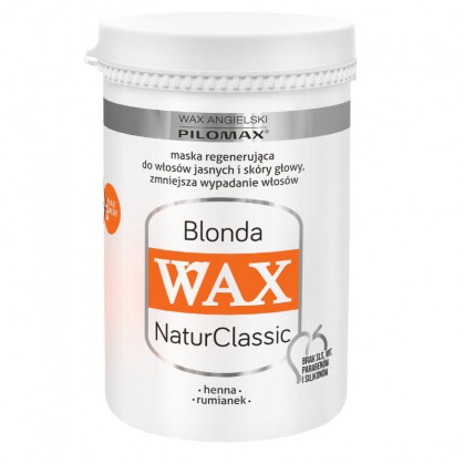 Wax Pilomax Blonda NaturClassic, maska do włosów jasnych, 480 ml