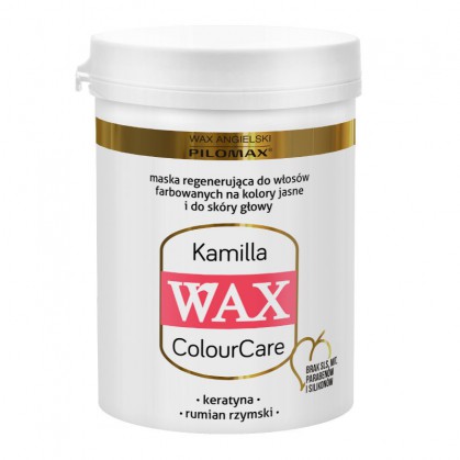 WAX Kamilla ColourCare, Maska do włosów farbowanych jasnych, 240 ml