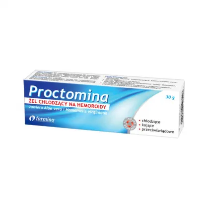 Proctomina, żel chłodzący na hemoroidy, 30g