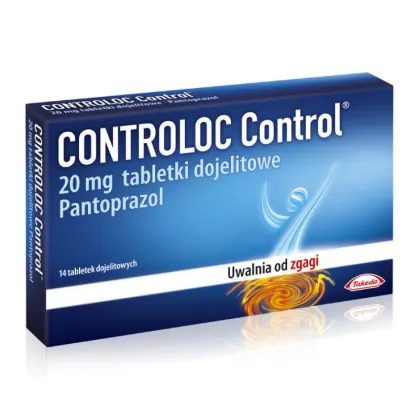 Controloc Control 20mg, 14 tabletek