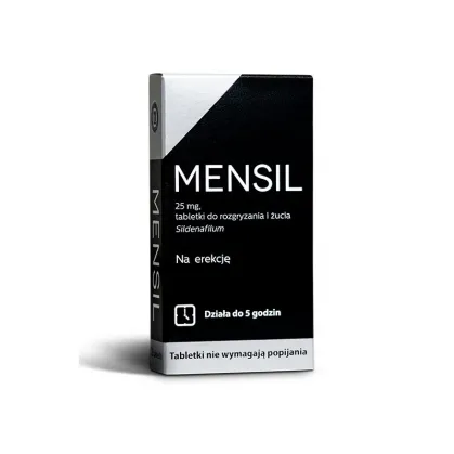 Mensil 25 mg, tabletki do rozgryzania i żucia, 2 szt.