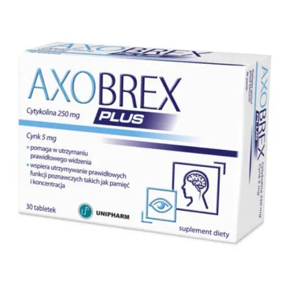 Aksobrex Unipharm Plus (Axobrex Plus), 30 tabletek