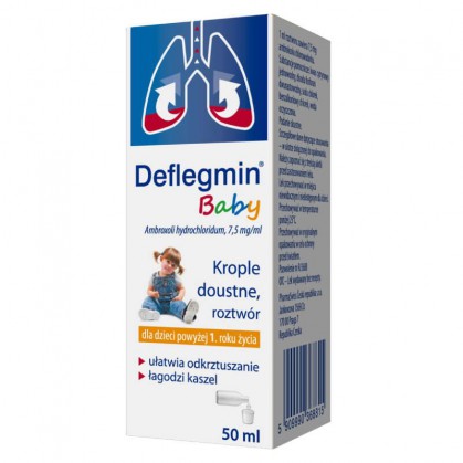 Deflegmin Baby krople7,5 mg/1ml 50 ml
