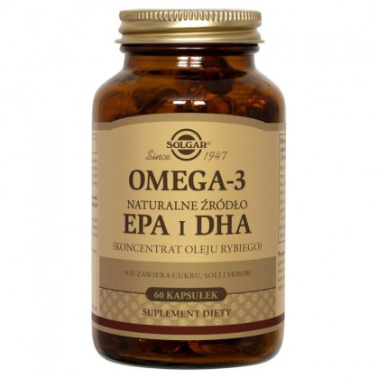 Solgar Omega 3 EPA i DHA, kapsułki, 60 szt.