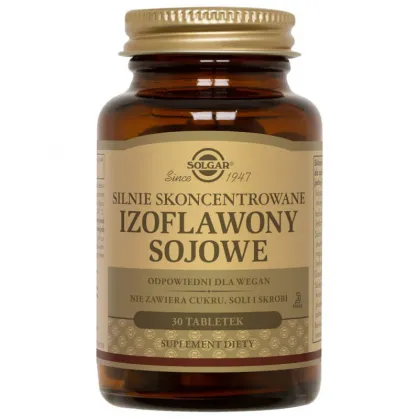 Solgar Izoflawony sojowe, tabletki, 30 szt.