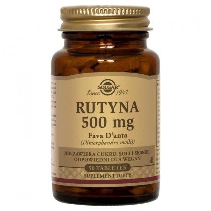 Solgar Rutyna 500mg, tabletki, 50 szt.